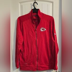 Men's Kansas City Chiefs Red Links Full-Zip size LARGE